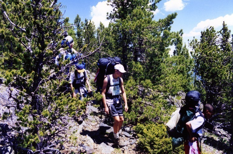 Troop 10 Backpacking at Philmont 1997 - StephenVenters.com