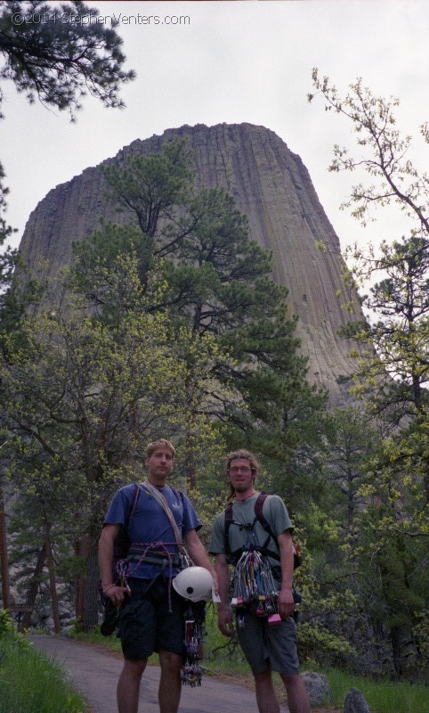 Climbing Devil's Tower 2003 - StephenVenters.com